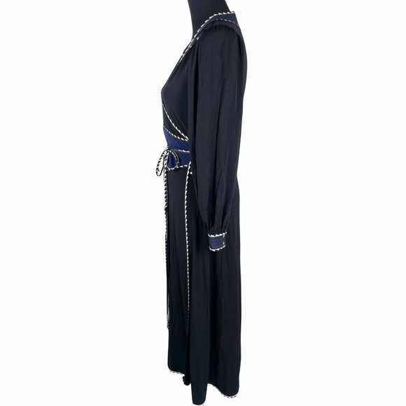 Tory Burch Petites Maxi Wrap Dress - Picture 4 of 6